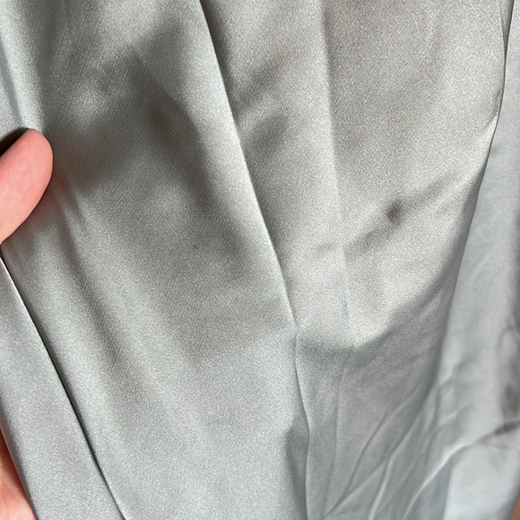 AllSaints Tierney Slip Dress in Flint Blue midi dress size large - Picture 7 of 10